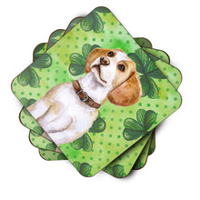 Load image into Gallery viewer, Beagle St Patrick's Foam Coaster  BB9860FC