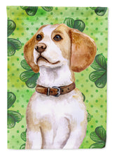 Load image into Gallery viewer, Beagle St Patrick's Garden Flag - Outdoor Decorative Yard Flag BB9860GF