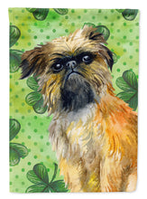 Load image into Gallery viewer, Brussels Griffon St Patrick's Flag Canvas House Size BB9861CHF