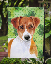 Load image into Gallery viewer, Jack Russell Terrier St Patrick's Garden Flag - Outdoor Decorative Yard Flag BB9863GF