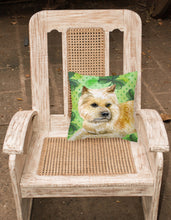Load image into Gallery viewer, Cairn Terrier St Patrick's Fabric Decorative Pillow BB9864PW1818