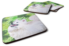 Load image into Gallery viewer, Samoyed St Patrick's Foam Coaster  BB9865FC