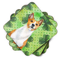 Load image into Gallery viewer, Basenji St Patrick's Foam Coaster  BB9866FC