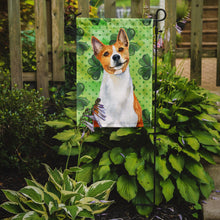 Load image into Gallery viewer, Basenji St Patrick's Garden Flag - Outdoor Decorative Yard Flag BB9866GF