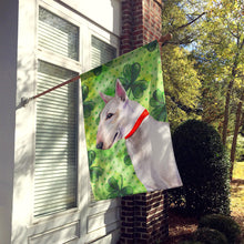 Load image into Gallery viewer, Bull Terrier St Patrick's Flag Canvas House Size BB9867CHF