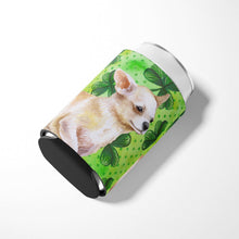 Load image into Gallery viewer, Chihuahua Leg up St Patrick's Can or Bottle Hugger