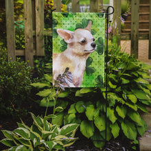 Load image into Gallery viewer, Chihuahua Leg up St Patrick's Garden Flag - Outdoor Decorative Yard Flag BB9871GF