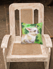 Load image into Gallery viewer, Chihuahua Leg up St Patrick's Fabric Decorative Pillow BB9871PW1818
