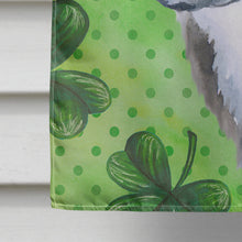 Load image into Gallery viewer, Newfoundland Puppy St Patrick's Flag Canvas House Size BB9873CHF