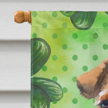 Load image into Gallery viewer, Welsh Terrier St Patrick's Flag Canvas House Size BB9874CHF