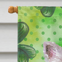 Load image into Gallery viewer, Westie St Patrick's Flag Canvas House Size BB9875CHF