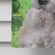 Load image into Gallery viewer, Westie St Patrick's Flag Canvas House Size BB9875CHF