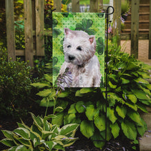 Load image into Gallery viewer, Westie St Patrick's Garden Flag - Outdoor Decorative Yard Flag BB9875GF