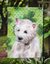 Load image into Gallery viewer, Westie St Patrick's Garden Flag - Outdoor Decorative Yard Flag BB9875GF