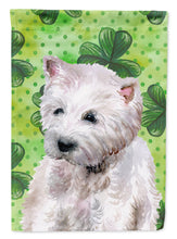 Load image into Gallery viewer, Westie St Patrick's Garden Flag - Outdoor Decorative Yard Flag BB9875GF