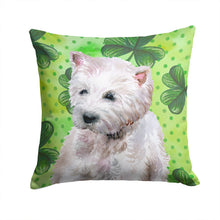 Load image into Gallery viewer, Westie St Patrick's Throw Pillow - 14x14 Decorative Pillow – Art for Your Home &amp; Patio BB9875PW1414