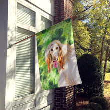 Load image into Gallery viewer, Afghan Hound St Patrick's Flag Canvas House Size BB9876CHF
