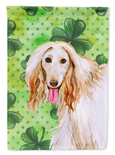 Load image into Gallery viewer, Afghan Hound St Patrick's Flag Canvas House Size BB9876CHF