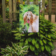 Load image into Gallery viewer, Afghan Hound St Patrick's Garden Flag - Outdoor Decorative Yard Flag BB9876GF