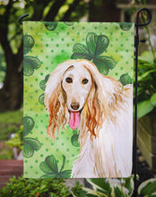 Load image into Gallery viewer, Afghan Hound St Patrick's Garden Flag - Outdoor Decorative Yard Flag BB9876GF