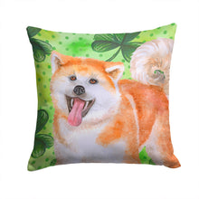Load image into Gallery viewer, Akita St Patrick's Throw Pillow - 14x14 Decorative Pillow – Art for Your Home &amp; Patio BB9877PW1414