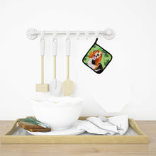 Load image into Gallery viewer, Basset Hound St Patrick's Pot Holders - Set of 2 - Heat-Resistant Kitchen Essentials BB9878PTHD