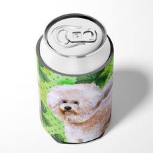 Load image into Gallery viewer, Bichon Frise #2 St Patrick's Can or Bottle Hugger BB9879CC