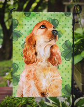 Load image into Gallery viewer, Cocker Spaniel St Patrick's Garden Flag - Outdoor Decorative Yard Flag BB9880GF