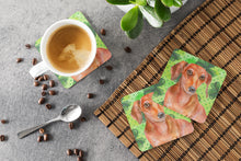 Load image into Gallery viewer, Red Dachshund St Patrick's Foam Coaster  BB9881FC