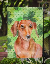 Load image into Gallery viewer, Red Dachshund St Patrick's Garden Flag - Outdoor Decorative Yard Flag BB9881GF