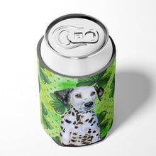 Load image into Gallery viewer, Dalmatian Puppy St Patrick's Can or Bottle Hugger BB9882CC