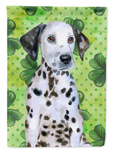 Load image into Gallery viewer, Dalmatian Puppy St Patrick's Garden Flag - Outdoor Decorative Yard Flag BB9882GF