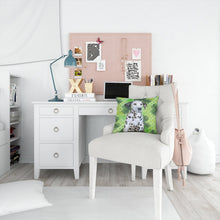 Load image into Gallery viewer, Dalmatian Puppy St Patrick's Throw Pillow - 14x14 Decorative Pillow – Art for Your Home &amp; Patio BB9882PW1414