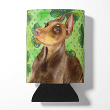 Load image into Gallery viewer, Doberman Pinscher St Patrick's Can or Bottle Hugger BB9883CC