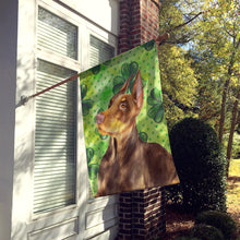 Load image into Gallery viewer, Doberman Pinscher St Patrick's Flag Canvas House Size BB9883CHF