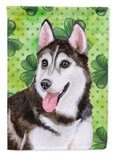Load image into Gallery viewer, Siberian Husky #2 St Patrick's Flag Canvas House Size BB9886CHF