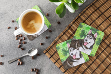 Load image into Gallery viewer, Siberian Husky #2 St Patrick's Foam Coaster  BB9886FC