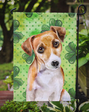 Load image into Gallery viewer, Jack Russell Terrier #2 St Patrick's Garden Flag - Outdoor Decorative Yard Flag BB9887GF