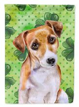 Load image into Gallery viewer, Jack Russell Terrier #2 St Patrick's Garden Flag - Outdoor Decorative Yard Flag BB9887GF