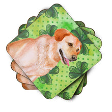 Load image into Gallery viewer, Labrador Retriever St Patrick's Foam Coaster  BB9888FC
