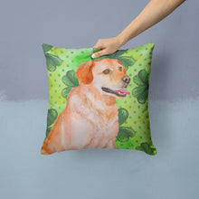 Load image into Gallery viewer, Labrador Retriever St Patrick's Throw Pillow - 14x14 Decorative Pillow – Art for Your Home &amp; Patio BB9888PW1414
