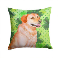 Load image into Gallery viewer, Labrador Retriever St Patrick's Throw Pillow - 14x14 Decorative Pillow – Art for Your Home &amp; Patio BB9888PW1414