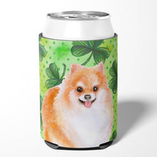 Load image into Gallery viewer, Pomeranian #2 St Patrick's Can or Bottle Hugger BB9890CC