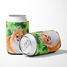 Load image into Gallery viewer, Pomeranian #2 St Patrick's Can or Bottle Hugger BB9890CC