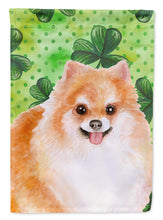 Load image into Gallery viewer, Pomeranian #2 St Patrick's Flag Canvas House Size BB9890CHF