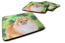 Load image into Gallery viewer, Pomeranian #2 St Patrick's Foam Coaster  BB9890FC