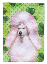 Load image into Gallery viewer, White Standard Poodle St Patrick's Flag Canvas House Size BB9891CHF