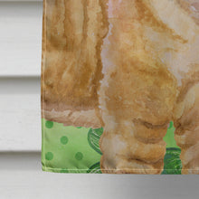 Load image into Gallery viewer, Shar Pei Puppy St Patrick's Flag Canvas House Size BB9893CHF
