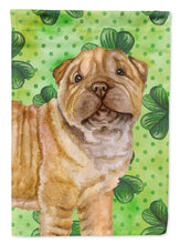 Load image into Gallery viewer, Shar Pei Puppy St Patrick's Flag Canvas House Size BB9893CHF