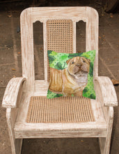 Load image into Gallery viewer, Shar Pei Puppy St Patrick's Fabric Decorative Pillow BB9893PW1818